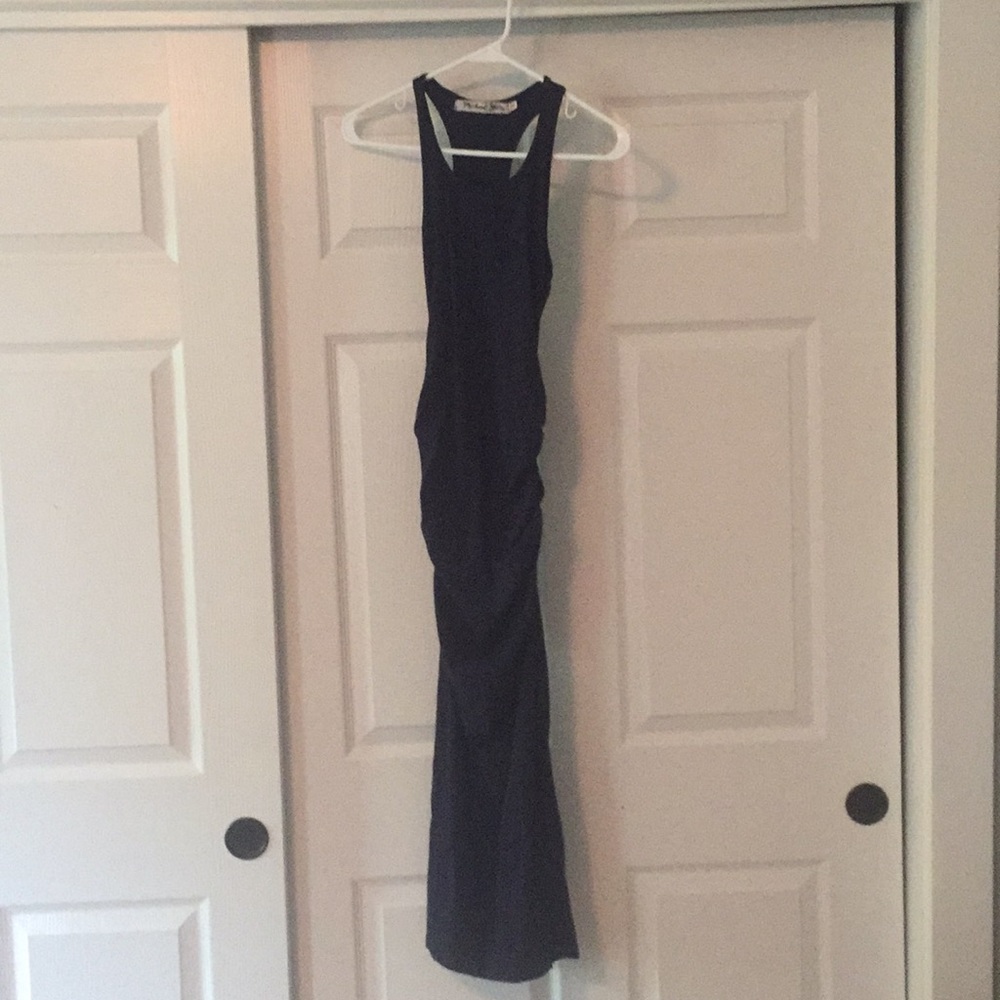 Michael Stars navy blue cotton dress